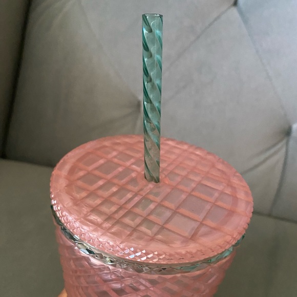 NWT SPRING 2023 Starbucks limited release Pink Mint Cold Cup tumbler 16 oz - Picture 5 of 7